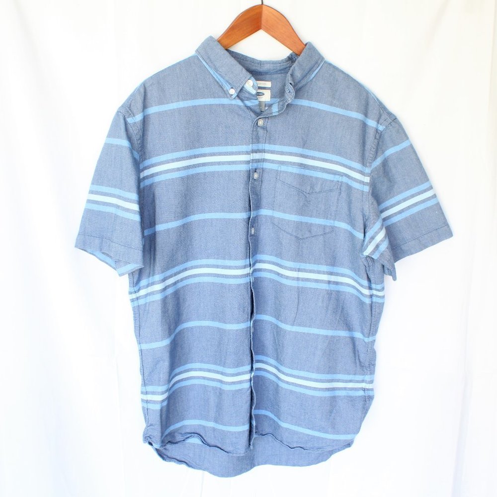 Old Navy | Patterned Chambray Button Down - image 1